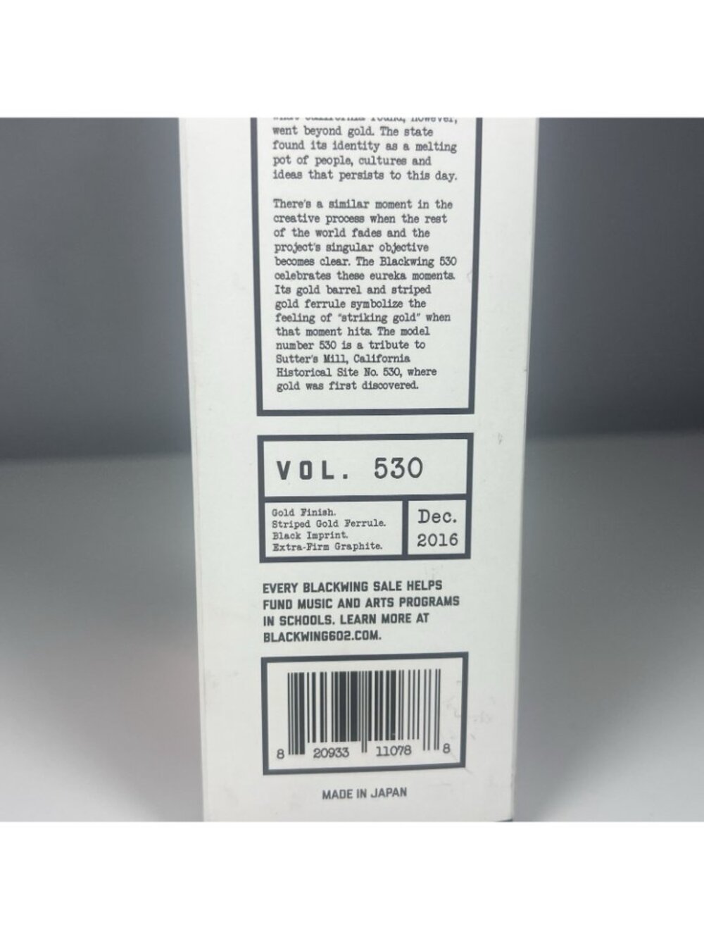 Blackwing Vol 530 Gold Rush Pencils Complete Set 12 Dec 2016 Limited Edition - Picture 8 of 9
